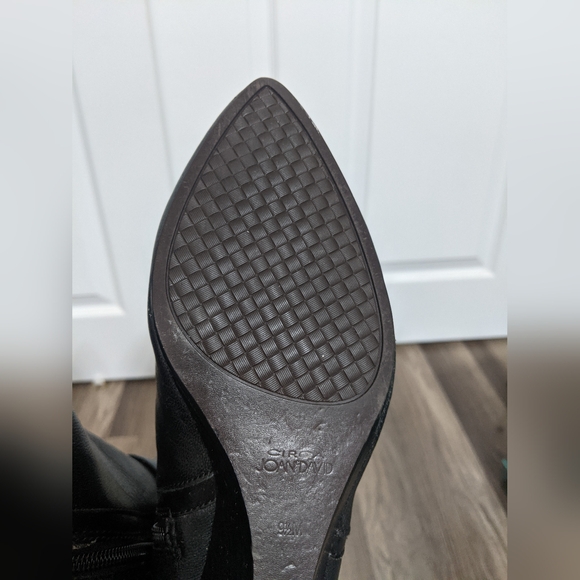 #33.Cirka Joan David Leather Wedge Tall Boots: Size: 9 1/2M. READ - Picture 16 of 17